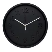 Zegar ścienny z cichym mechanizmem 30 cm MURO Czarny