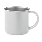Kubek ze stali z recyklingu 300 ml CARIBU Bialy