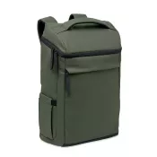Plecak na laptop 15" z PU BOULDER Ciemnozielony