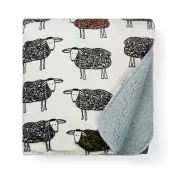 Koc 130 x 170 cm VINGA Sheep RPET