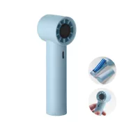 Mini wentylator ręczny z wyświetlaczem 2600 mAh GLACI Baby Blue
