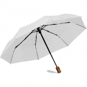 biały - Parasol automatyczny Ø100 cm rPET IPSWICH