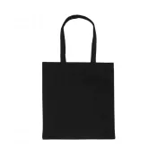 czarny - Torba z bawełny 340g/m2 Teldi