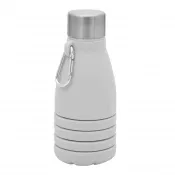 szary - Składana butelka do picia 550 ml BIG GETS SMALL