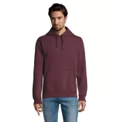 Bluza męska z kapturem 280 g/m² Sol's SPENCER Melanż Czerwonobrunatny