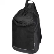 Czarny - Nomad torba typu crossbody z systemem nawadniającym z certyfikatem GRS z recyklingu o pojemności 6 l