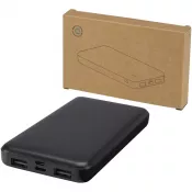 Czarny - Intan powerbank o pojemności 10 000 mAh i mocy 10 W z tworzyw sztucznych pochodzących z recyklingu