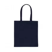 granatowy - Torba z bawełny 340g/m2 Teldi