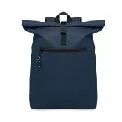 Plecak rolltop na laptop 15" z poliestru 600D IREA Niebieski
