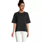 Koszulka damska oversize 180 g/m² Sol's BOXY WOMEN Deep Black