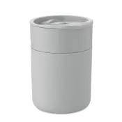 Kubek z PP z silikonową osłoną 330 ml GOBLET Szary
