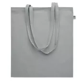 Torba na zakupy z bawełny organicznej 180 g/m² ONEL Szary