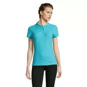 Koszulka polo damska piqué 210 g/m² Sol's PEOPLE Niebieski Atol
