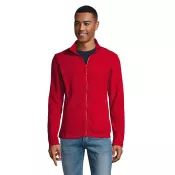 Bluza polarowa męska na zamek 220 g/m² Sol's NORMAN Czerwony