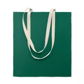 Torba bawełniana 140 g/m² ZEVRA COLOUR Ciemnozielony