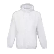 Wiatrówka unisex wodoodporna z kapturem Sol's SHIELD Bialy