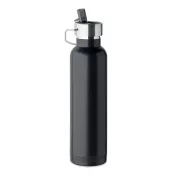 Butelka termiczna ze słomką 660 ml RIFLOW Czarny