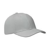 Czapka z daszkiem 6-panelowa 260 g/m² BUFFALO Szary