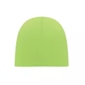 Czapka bawełniana ze spandexem 190 g/m² LIGHTY Limonka