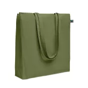 Torba Fairtrade z klinem 180 g/m² OSOLE++ COLOUR Ciemnozielony