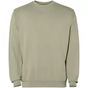 Khaki - Jaya sweter unisex z okrągłym dekoltem