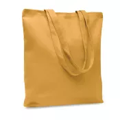 Torba bawełniana na zakupy 270 g/m² RASSA COLOURED Ochre