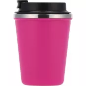 różowy - Kubek termiczny 350 ml z powłoką z recyklingu METODY