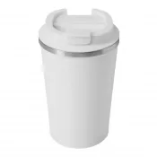 biały - Butelka termiczna z podwójną izolacją