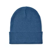 Czapka zimowa unisex z mankietem BEANIX Niebieski
