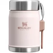 Jasnoróżowy - Słoik na żywność Stanley Legendary z łyżko-widelcem, o pojemności 400 ml