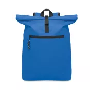 Plecak rolltop na laptop 15" z poliestru 600D IREA Niebieski