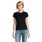 Koszulka damska 190 g/m² Sol's IMPERIAL WOMEN Deep Black