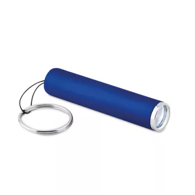 Brelok z latarką LED i podświetleniem SANLIGHT - Niebieski (MO9469-37)