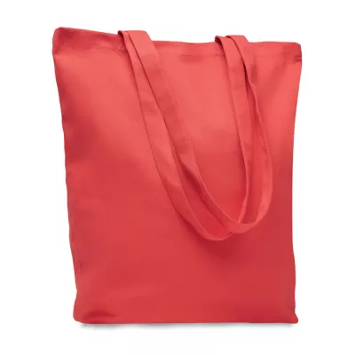 Torba bawełniana na zakupy 270 g/m² RASSA COLOURED - Czerwony (MO6442-05)
