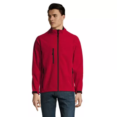 Softshell męski 3-warstwowy 340 g/m² Sol's RELAX - Pepper Red (S46600-PE)