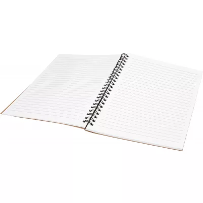 Notes A5 w linie z długopisem z tektury z recyklingu KENTWOOD - brązowy (190701)