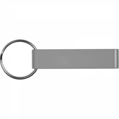Brelok metalowy otwieracz do butelek ADRIANO - szary (8232507)