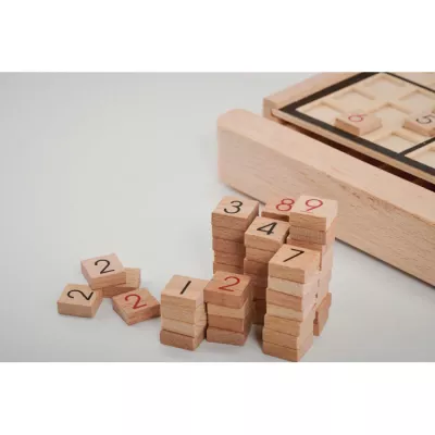 Gra sudoku drewniana z 99 płytkami SUDOKU - Drewna (MO6793-40)