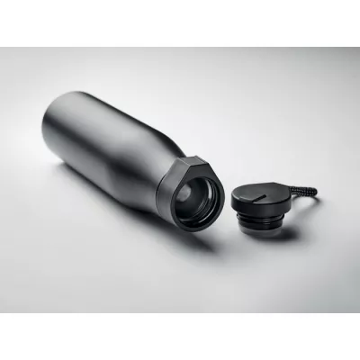 Butelka termiczna z magnetyczną pokrywką 600 ml URSUS - Czarny (MO6376-03)