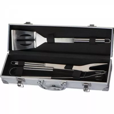 Zestaw do grilla GAVIN - szary (8064807)