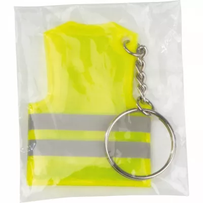 Brelok odblaskowy kamizelka MIRIAM - żółty (9094708)