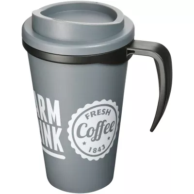 Kubek termiczny z serii Americano® Grande o pojemności 350 ml - Czarny-Szary (21000428)