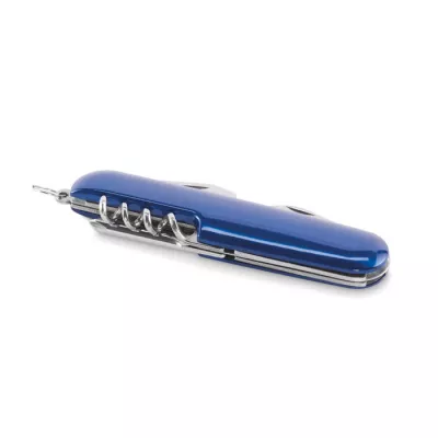 Scyzoryk z aluminium 5 funkcji MULTICHILLO - Niebieski (MO2531-04)