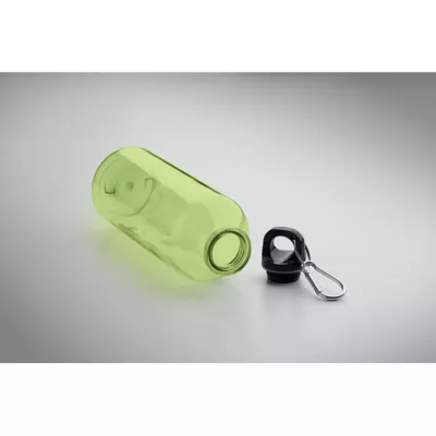 Butelka z RPET z karabińczykiem 500 ml MOSS RE500 - Przezroczysty Limonka (MO2803-51)