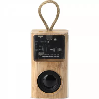 Głośnik bluetooth transparentny WIT - beżowy (3393613)