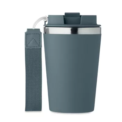 Kubek termiczny 350 ml z paskiem na nadgarstek TOPAZ - Petrol (MO2317-20)