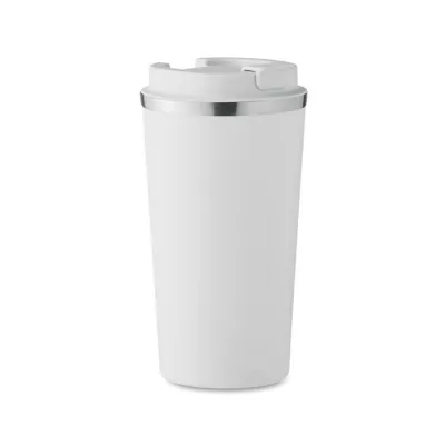 Kubek termiczny ze stali z recyklingu 510 ml BRACE + - Bialy (MO6579-06)