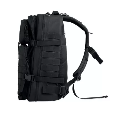 Plecak turystyczny z RPET 600D 50 l CARRYCONFI - Czarny (MO2970-03)
