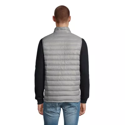 Kamizelka puchowa męska Sol's WILSON BW MEN - Metal Grey (S02889-MG)