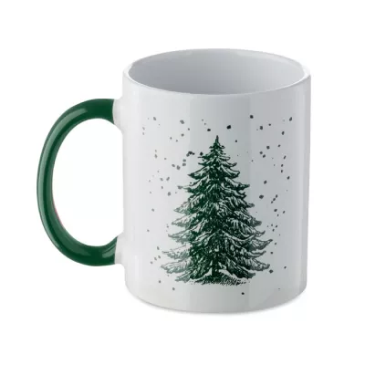 Kubek ceramiczny świąteczny 300 ml FESTIMUG - Zielony (CX1571-09)
